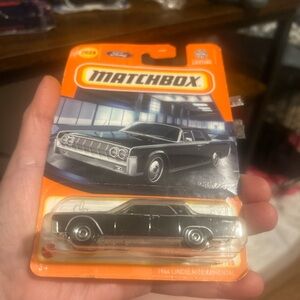 Matchbox Black 1964 Lincoln Continental Toy Car